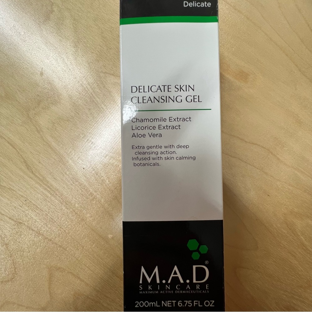 M.A.D Skincare Delicate Skin Cleansing Gel - Extra Gentle 6.75 oz.